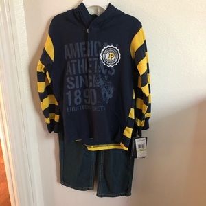 US Polo hoodie and jean
